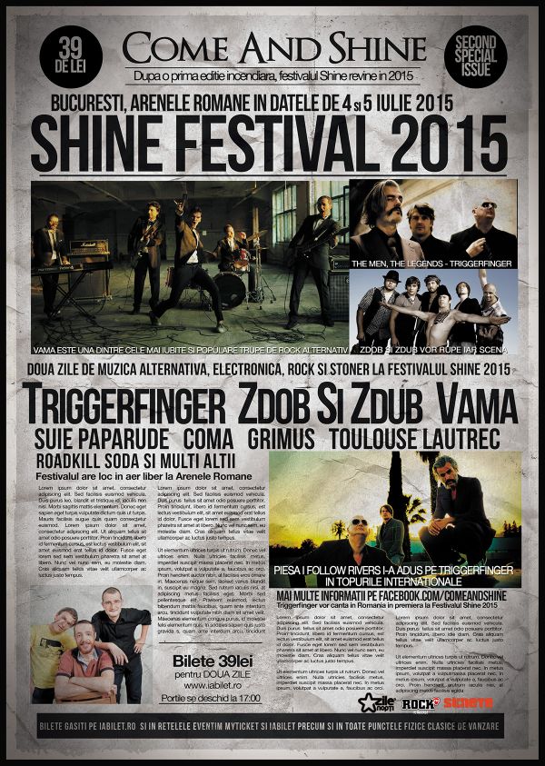 Zdob si Zdub va canta la Shine Festival in iulie